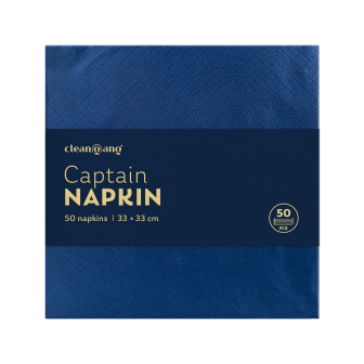 Servietten 3-lagig dunkelblau, 50 Stück