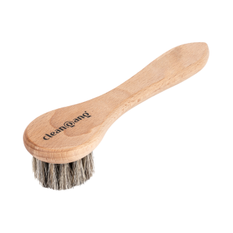 Schuhcreme-Bürste helle Borsten