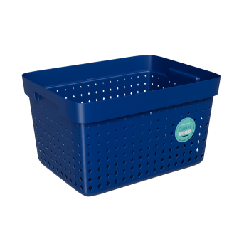 Aufbewahrungskorb groß dunkelblau