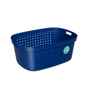 Wäschekorb dunkelblau 42 L