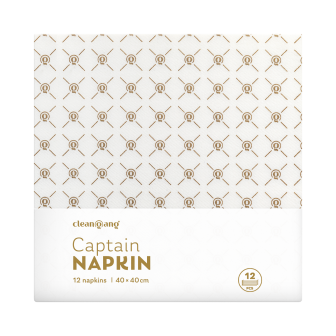Air-laid Tafel-Servietten Cleangang, 12 Stück