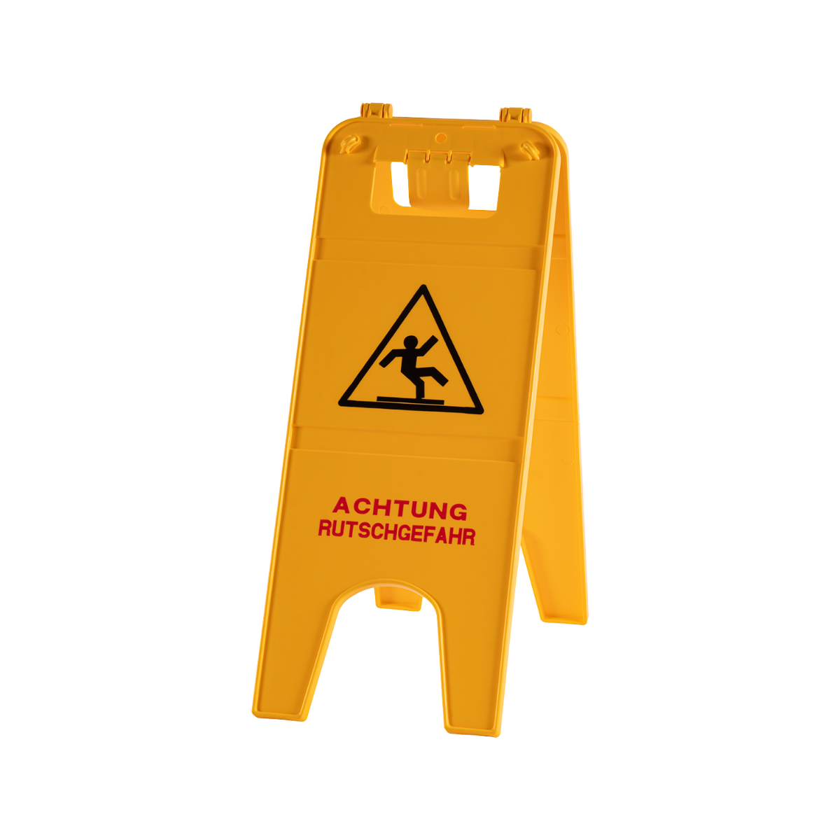 Warnschild: Rutschig!