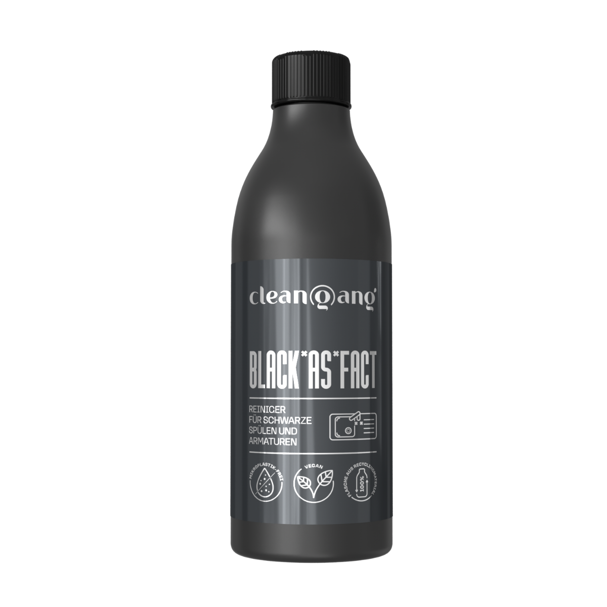  Reiniger für schwarze Waschbecken und Armaturen ohne Sprühkopf, 500 ml