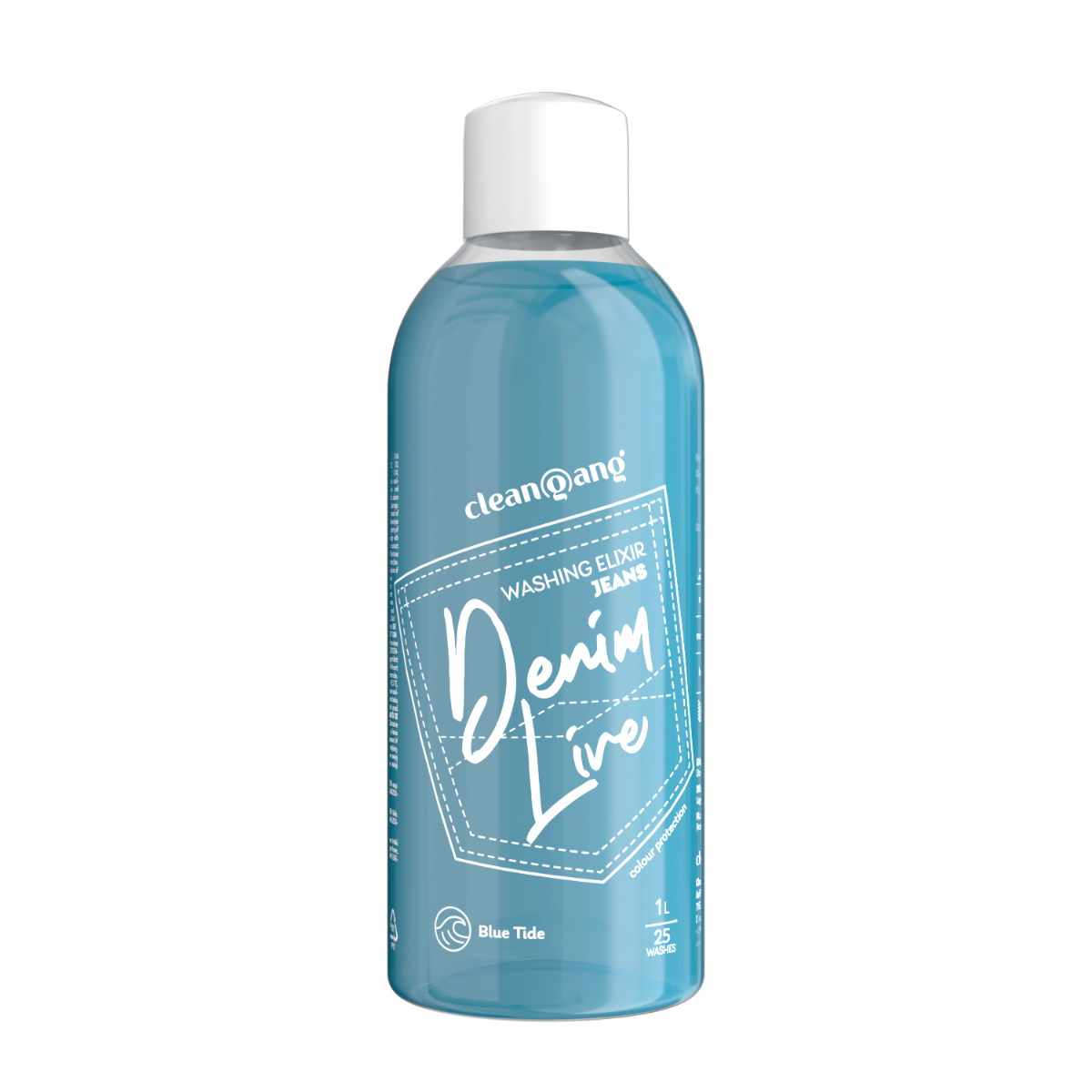 Feinwaschmittel flüssig für Jeans, 25 WL/1 L
